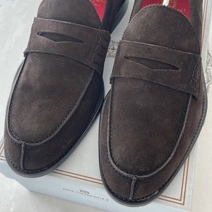 Bruno Magli suede loafers size 43 made in Italy
